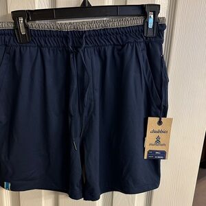 Men’s Chubbies Dark Blue Men's Shorts with Gray Waistband - Size Small - NWT